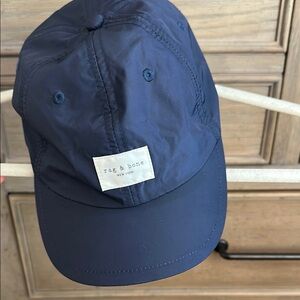 Rag & Bone Deep Blue Baseball Cap